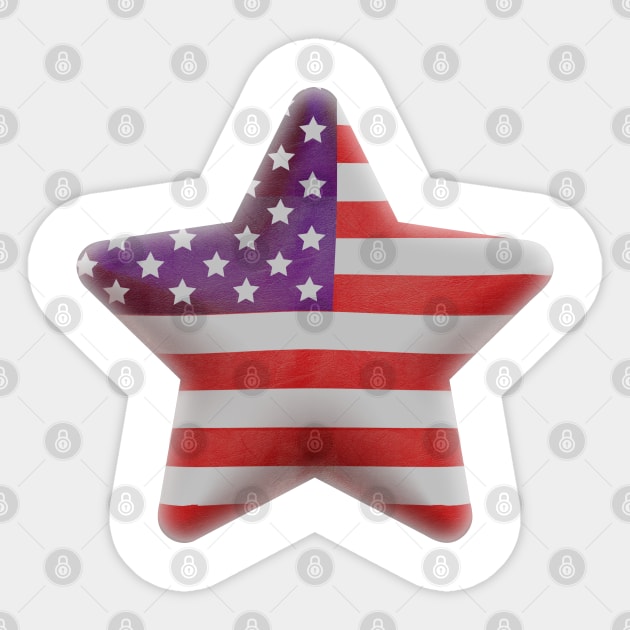 American Star Sticker by lidijaarts